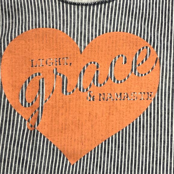 Grace & Glory Yoga Tank Top Striped Gym Running Workout Small Women's - Picture 2 of 7